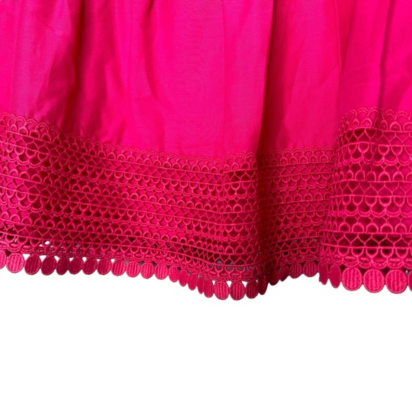 Haute Hippie Catherine Lace Trimmed Cotton Silk Mini Skirt NEW - Picture 4 of 8